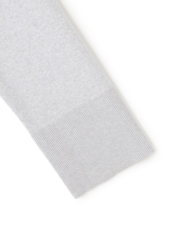 uncrave スウェットライクニット スキッパートップス TOPグレー