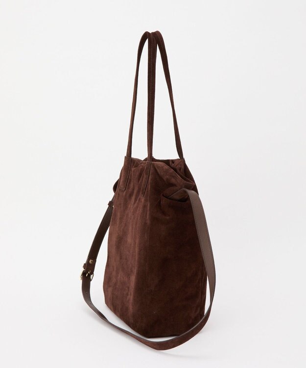 russet スエード2WAYトートバッグ(CE-1577) D.Brown