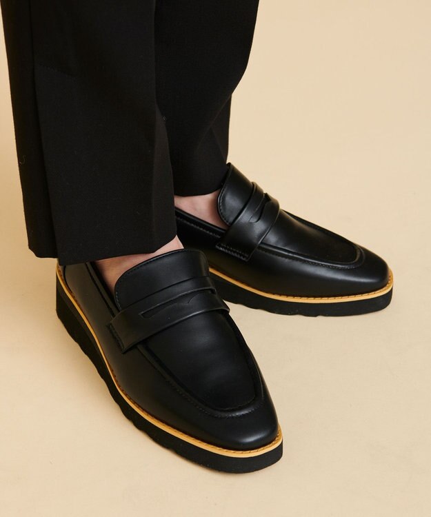 united bamboo ローファー ブラック系