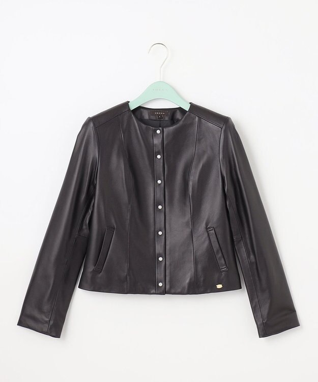 TOCCA BUBBLES レザージャケット ブラック系