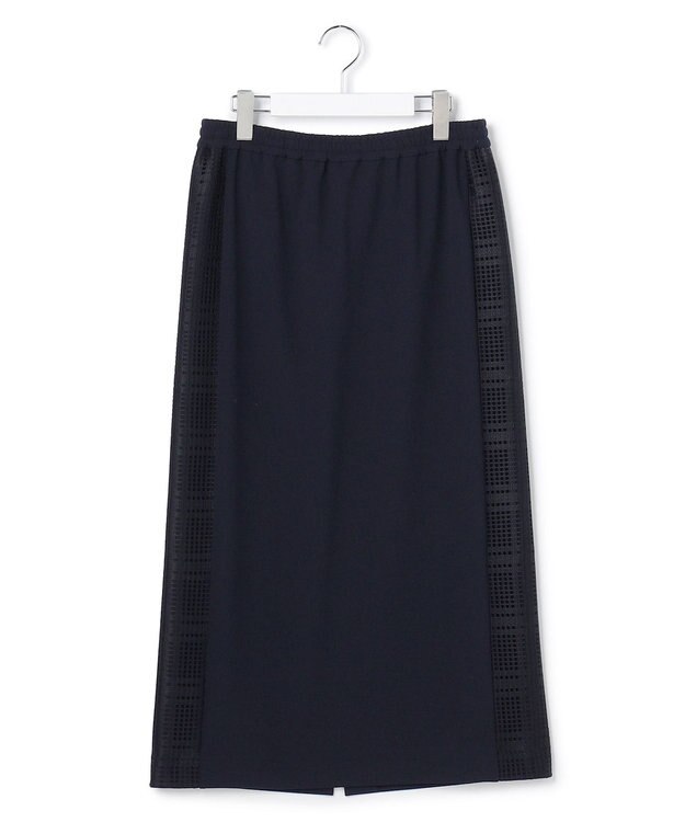 ICB レースコンビジャージー ナロースカート ネイビー