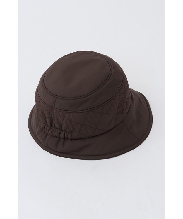 DAKS キルトクロシェハット ブラウン