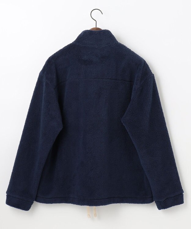 JOSEPH ABBOUD MOUNTAIN 【SPACE／UNISEX】ボアソリッド プルオーバー ネイビー系