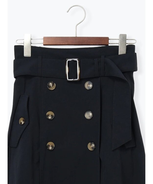 Te chichi トレンチフレアスカート ネイビー