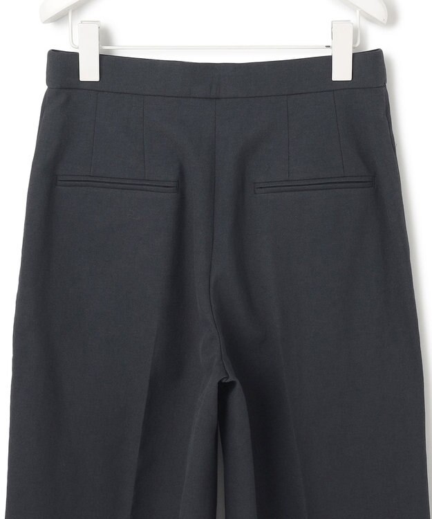 ICB 【接触冷感・UVカット・透け防止・吸水速乾・洗える】 シェルタリングドライオックス ワイドパンツ ブラック系