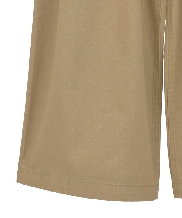 Green Parks チノタックワイドパンツ Beige