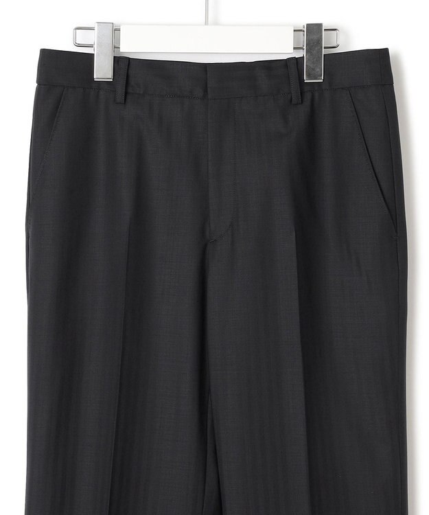 23区 【セットアップ対応/新色追加】ラフィーネウール フルレングスパンツ ネイビーストライプ