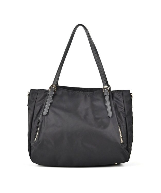 LA BAGAGERIE 【MONICA】ナイロン2WAYトートバッグ Mサイズ ブラック