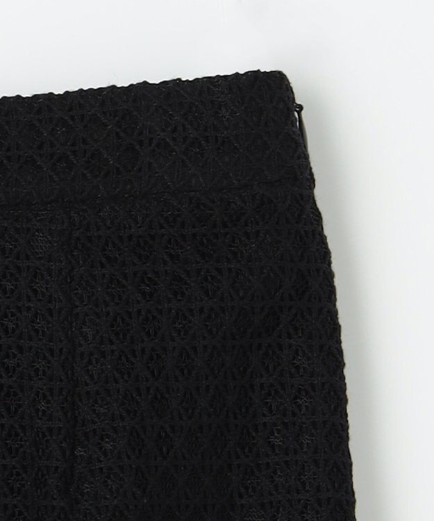 GRACE CONTINENTAL ラッセルメッシュスカート ブラック