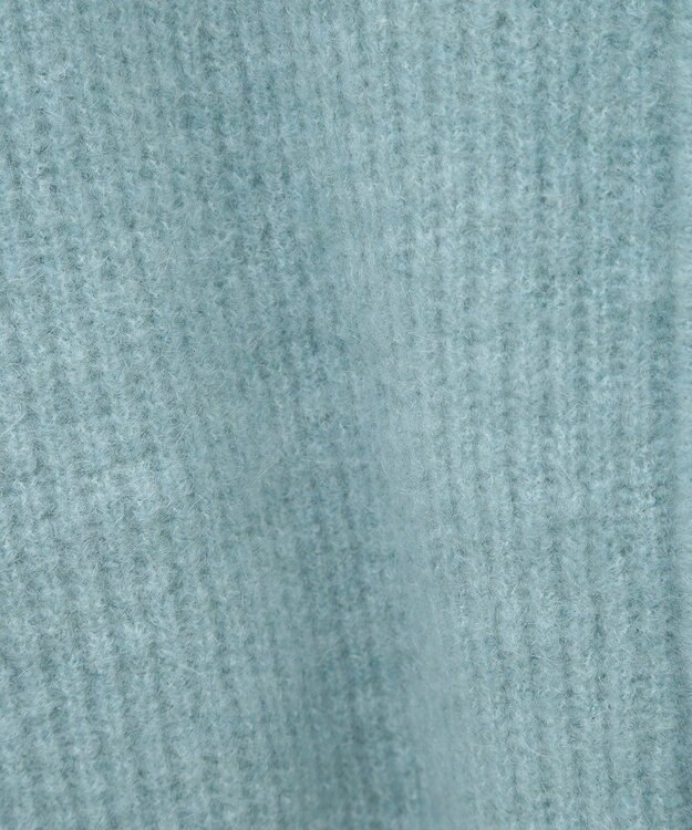 Green Parks Ｚｉｐ付きコンパクトニットカーディガン Light Green