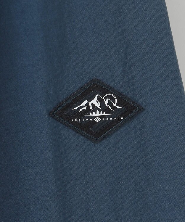 JOSEPH ABBOUD MOUNTAIN 【ナチュラルカラー/ストレッチ】ナイロンコンビガーメントダイパーカー ダルブルー系