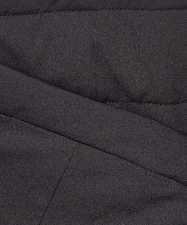 23区GOLF 【WOMEN】ミドル丈 中綿ブルゾン ブラック系