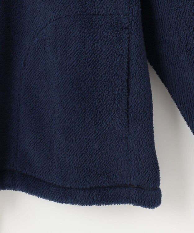 JOSEPH ABBOUD MOUNTAIN 【SPACE／UNISEX】ボアソリッド プルオーバー ネイビー系