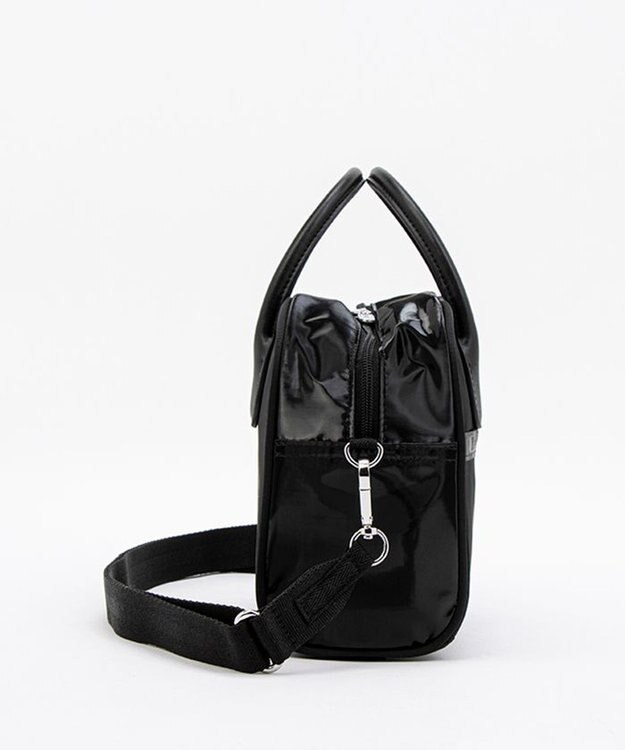 LeSportsac SQUARE TH CROSSBODY/アップタウンブラックシャイン/ブラック アップタウンブラックシャイン/ブラック