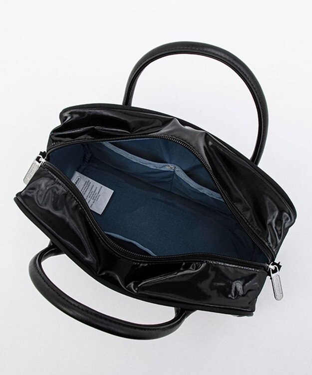 LeSportsac SQUARE TH CROSSBODY/アップタウンブラックシャイン/ブラック アップタウンブラックシャイン/ブラック