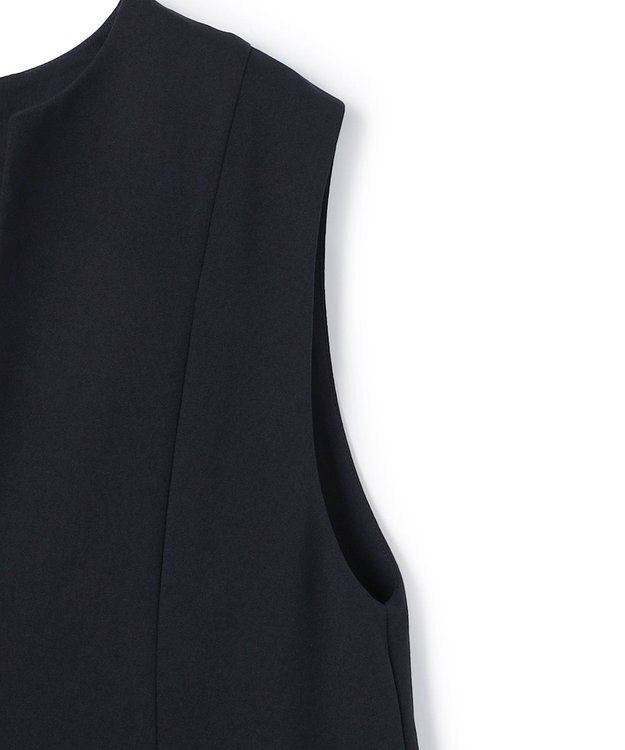 UNFILO L 【セレモニー】BEAUTY MOVE キーネック ジャンスカ ネイビー