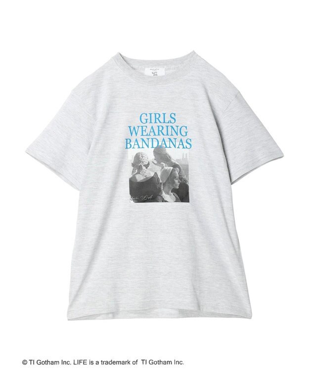 Green Parks ＬＩＦＥ　フォトロゴＴシャツ Gray Mixture