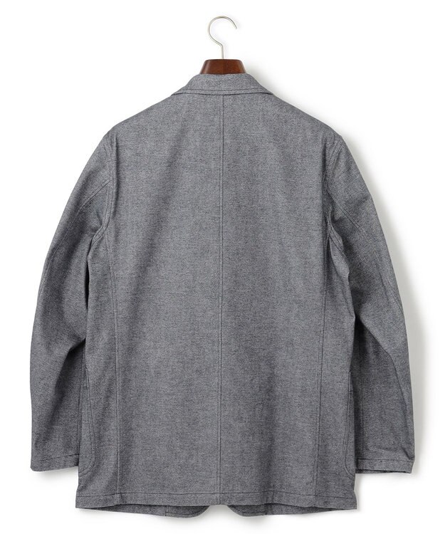 J.PRESS MEN 【THE SHACKET】カシミヤライクコットン ジャケット ネイビー系