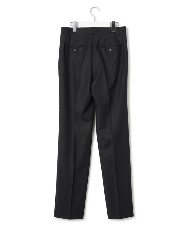 23区 L 【セットアップ対応/新色追加】ラフィーネウール フルレングスパンツ ネイビーストライプ