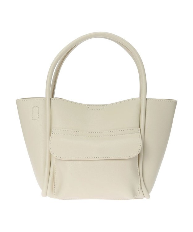 Green Parks ＯＴＯ．ＨＡ．太ベルト合皮バッグ Ivory