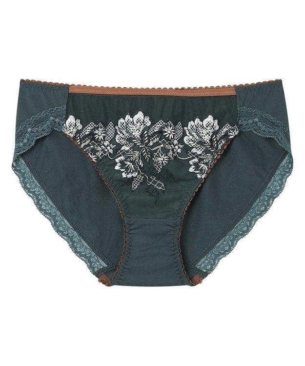 AMPHI ショーツ 【Hold Day Bra ホールドデイブラ】 BYJ305とペア アウターにひびきにくい(後裾) PYJ105 アンフィ／ワコール グリーン