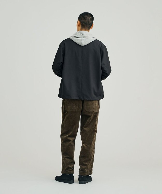 J.PRESS YORK STREET 【UNISEX】ウールライク MA-1コーチジャケット ブラック系