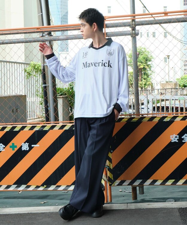 WEGO ドロストゲームロゴT（LS） 柄1