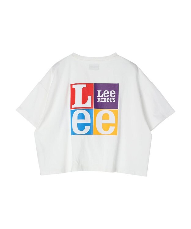 earth music&ecology Ｌｅｅ×ｅ．ｍ．ａ．ｅ　ＢＡＣＫ　ＰＲＩＮＴ　ＴＥＥ Off White