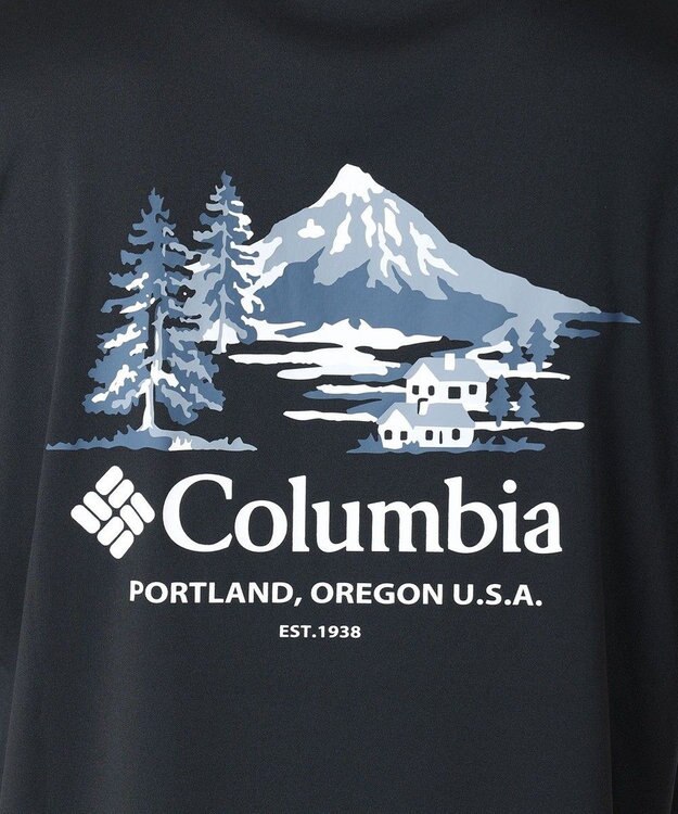 Columbia Columbia/ レイクアローヘッドグラフィックショートスリーブTシャツ /コロンビア Black、 Mountain