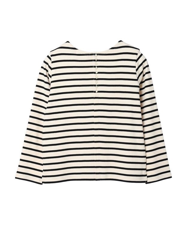 AMERICAN HOLIC バックパールボーダープルオーバー Border Black