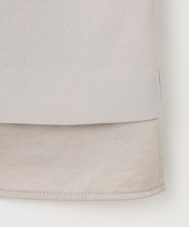 J.PRESS LADIES 【洗える・吸水速乾・接触冷感・セットアップ対応】Light ジョーゼット ブラウス ベージュ系