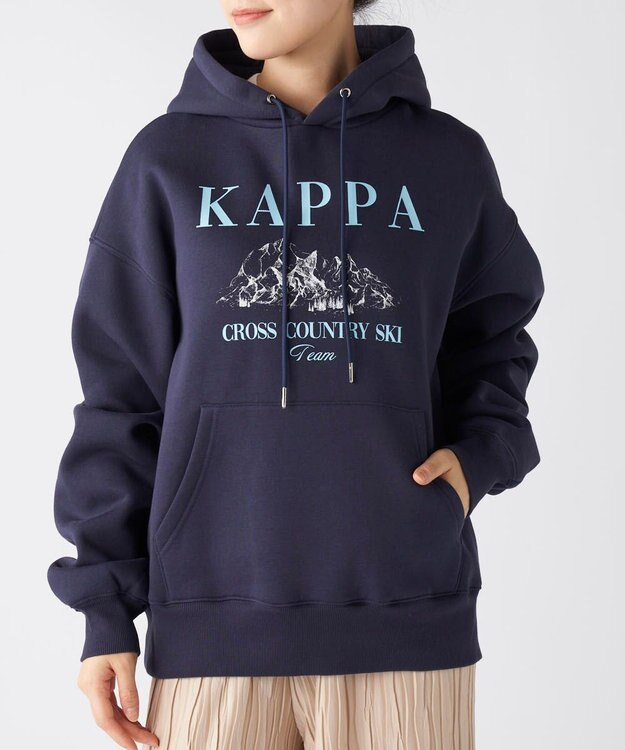 OP／FILA 【Kappa】スキーチームデザイン ユニセックスパーカー ネイビー