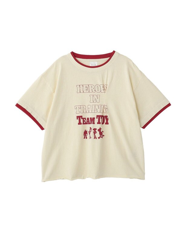 AMERICAN HOLIC 【TOY STORY】リメイク風グラフィックTシャツ Ivory