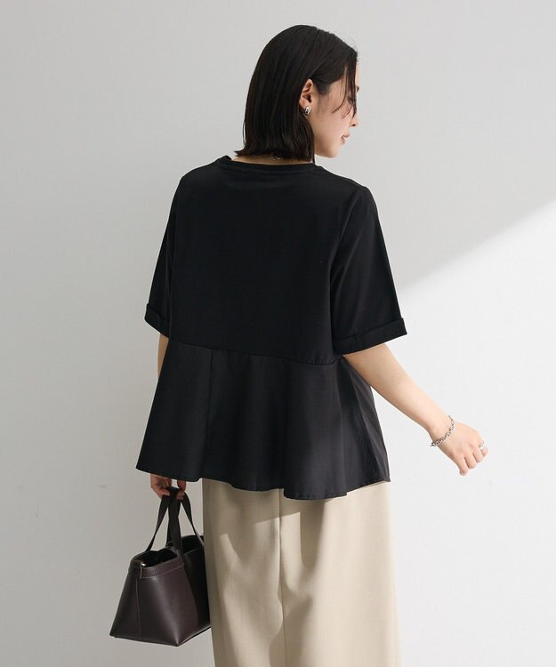 Green Parks 華やぎカットソー（アシメヘム） Off White