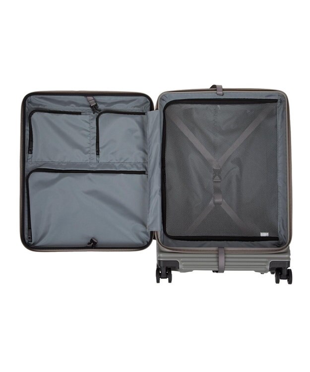 ACE BAGS & LUGGAGE ace. サルートン フロントオープンスーツケース Lサイズ 85～96L 05364 グレージュ