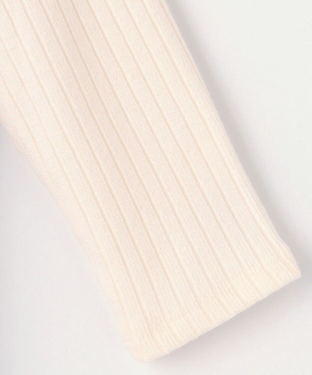 組曲 KIDS 【90-100㎝】バイカラーニットソー ワンピース ライトグレー系