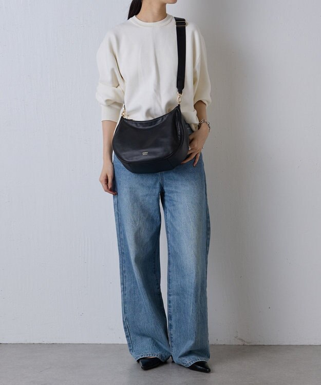 russet 2WAYショルダーバッグ【ソフトレザー】(CE-1447) Black