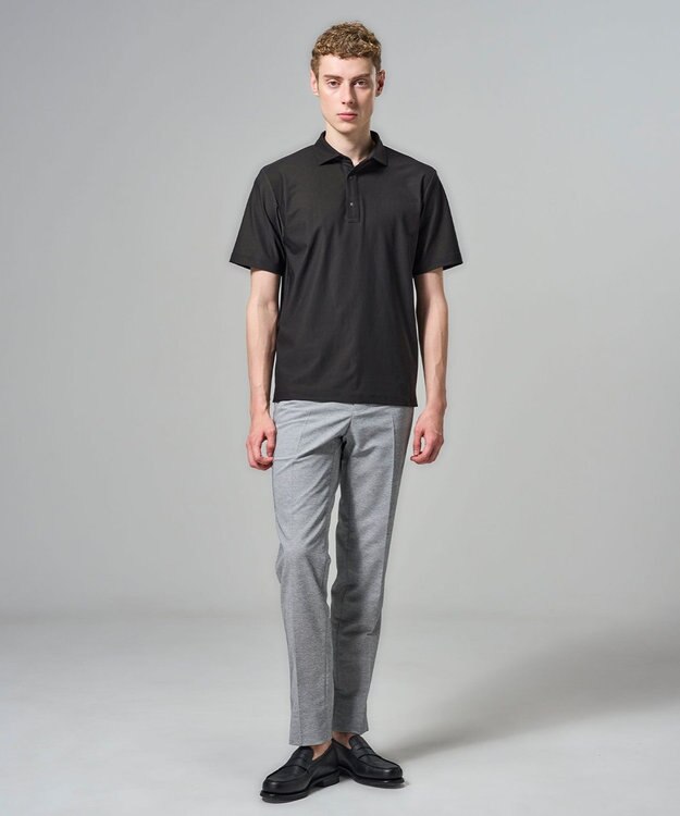 JOSEPH HOMME 【新色追加】【抜群の通気性/360度ストレッチ】エアトールストレッチ ポロシャツ ダークブラウン系