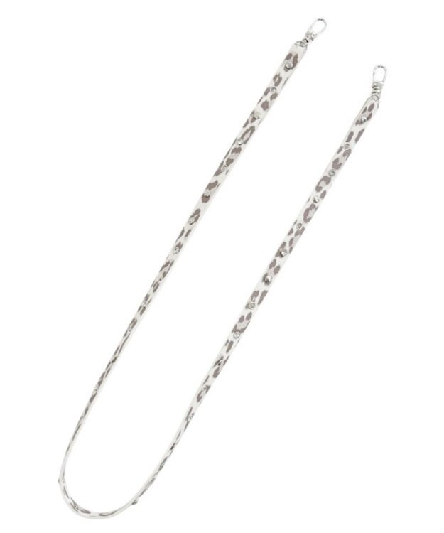 WEGO ビジューハトメストラップ ホワイト