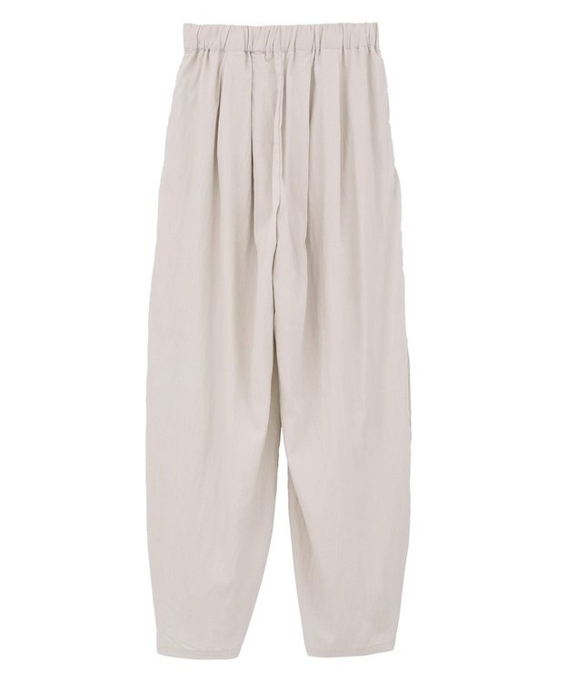 AMERICAN HOLIC ギャザーバレル風パンツ Ecru