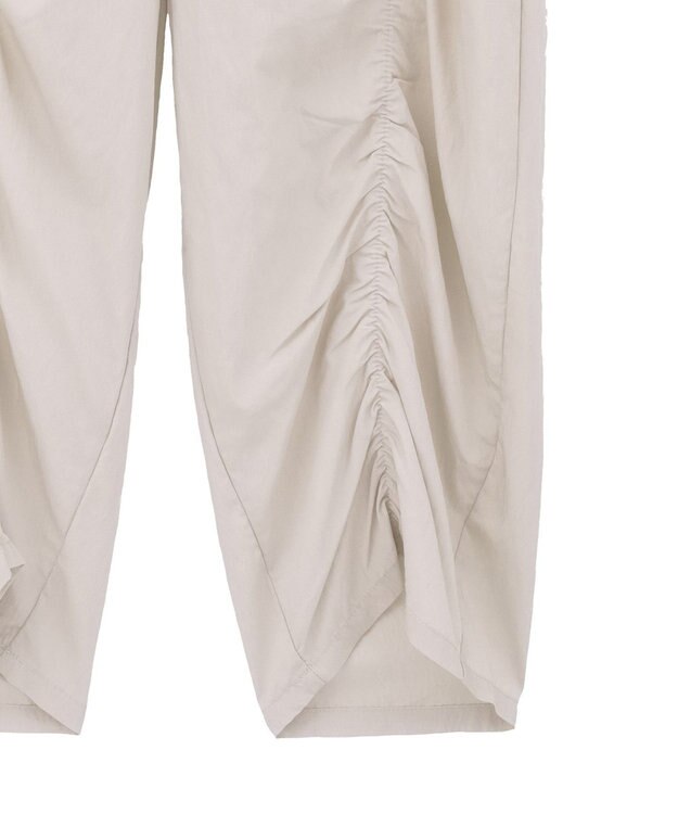 AMERICAN HOLIC ギャザーバレル風パンツ Ecru