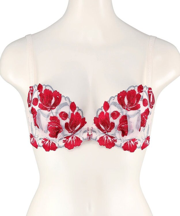 San-ai Resort（三愛水着楽園） エレガントコレクション【2407】単品ブラEFGカップ レッド