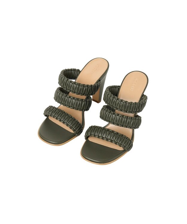 JOSEPH ブレイドレザー　ヒールサンダル Palm Leaf