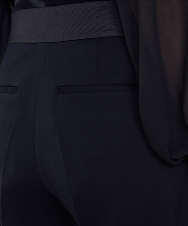 JOSEPH テイラードクレープ　トラウザーズ Black