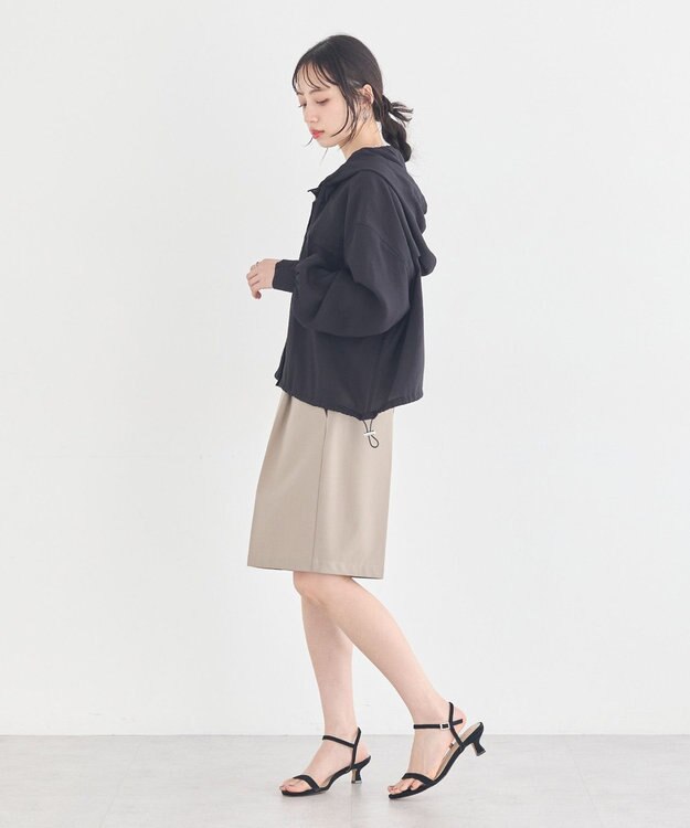 earth music&ecology 【予約】シアーシャツブルゾン ブラック