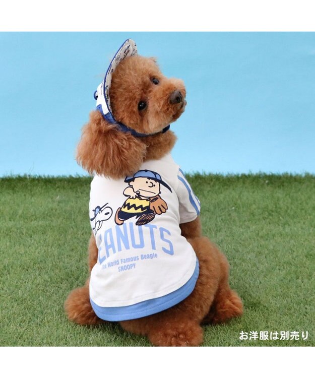 PET PARADISE スヌーピー キャップ 《ナイスキャチ》 小型犬 ブルー