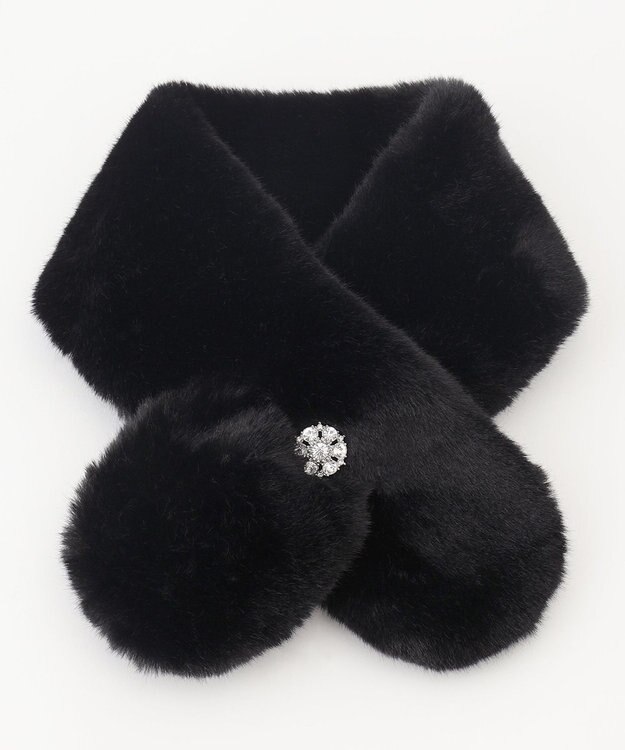TOCCA MINI BIJOUX FUR TIPPET ティペット ブラック系