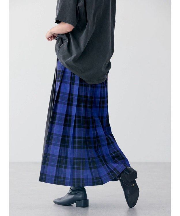 AMERICAN HOLIC アソートチェックプリーツスカート Purple