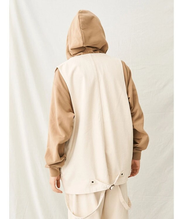 CRAFT STANDARD BOUTIQUE デニムハンティングベスト Ivory