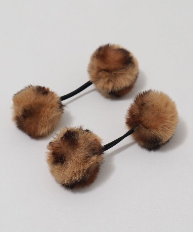 WEGO L2Pダブルポンポンヘアゴム 柄1